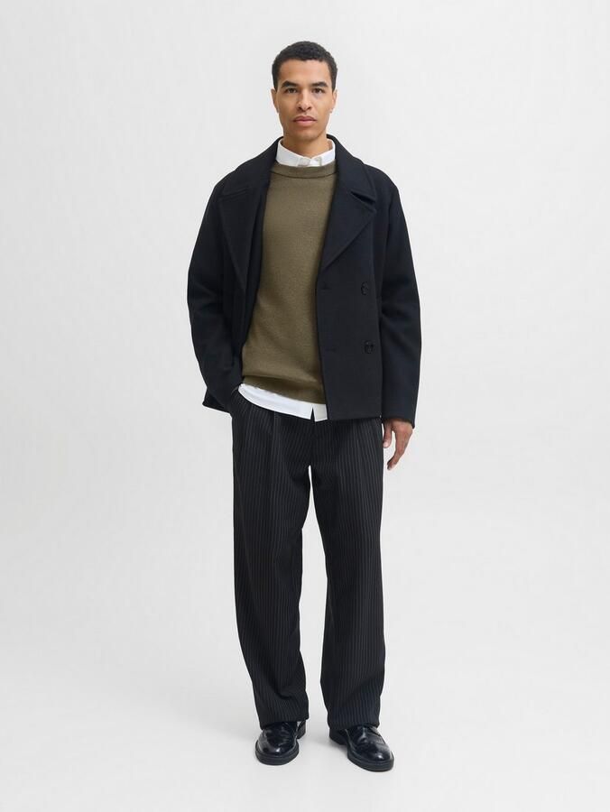 Jack & Jones Premium Gebreide pullover met ronde hals model 'MILANO' - Foto 5