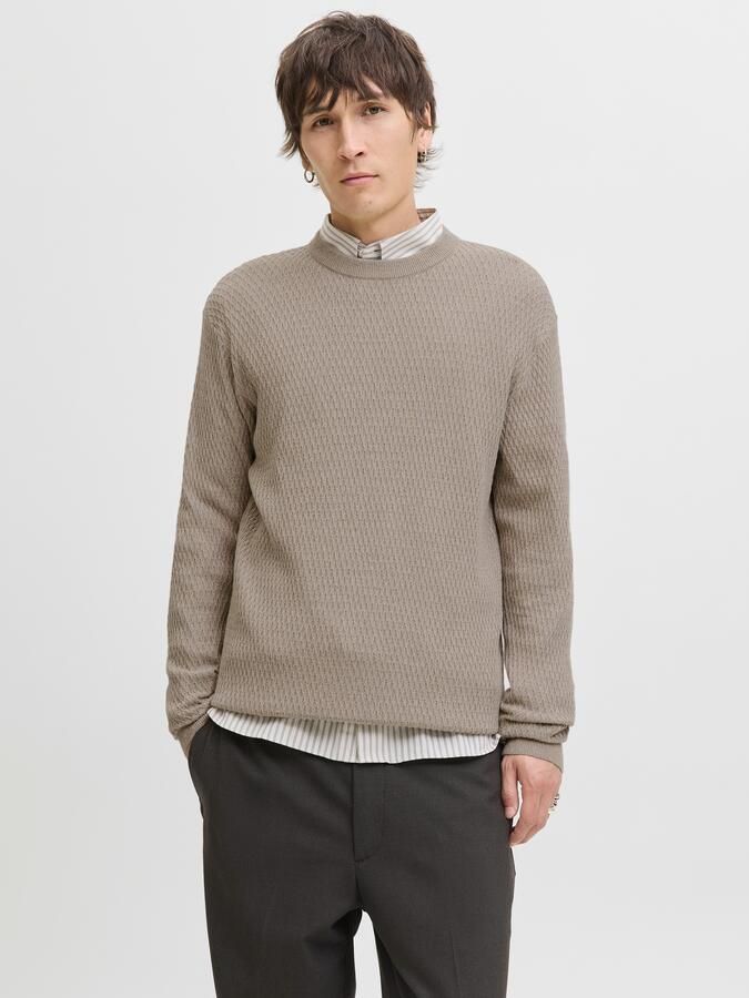 Jack & Jones Premium Gebreide pullover met ronde hals model 'REAGAN' - Foto 7
