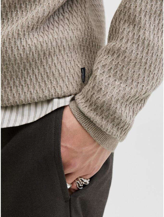 Jack & Jones Premium Gebreide pullover met ronde hals model 'REAGAN' - Foto 2