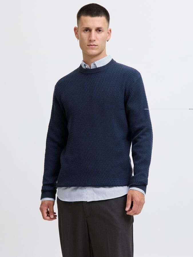Jack & Jones Premium Gebreide pullover met ronde hals model 'REAGAN' - Foto 7