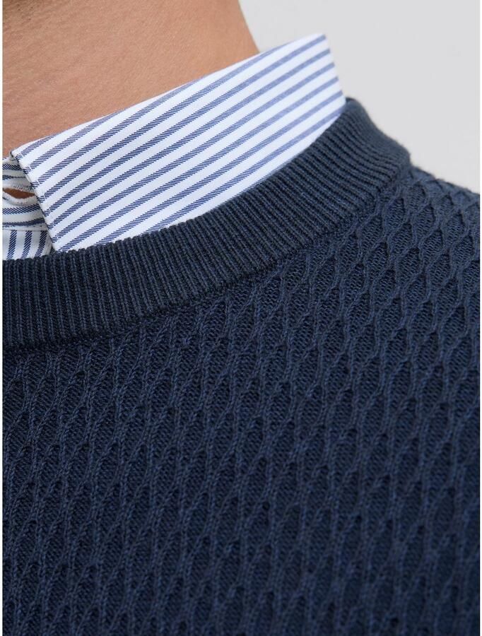 Jack & Jones Premium Gebreide pullover met ronde hals model 'REAGAN' - Foto 3