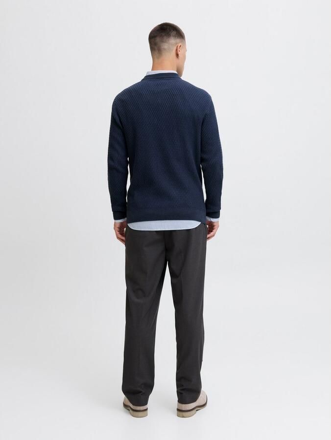 Jack & Jones Premium Gebreide pullover met ronde hals model 'REAGAN' - Foto 5