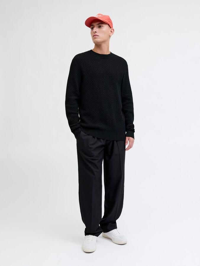 Jack & Jones Premium Gebreide pullover met structuurmotief model 'BARKLEY'