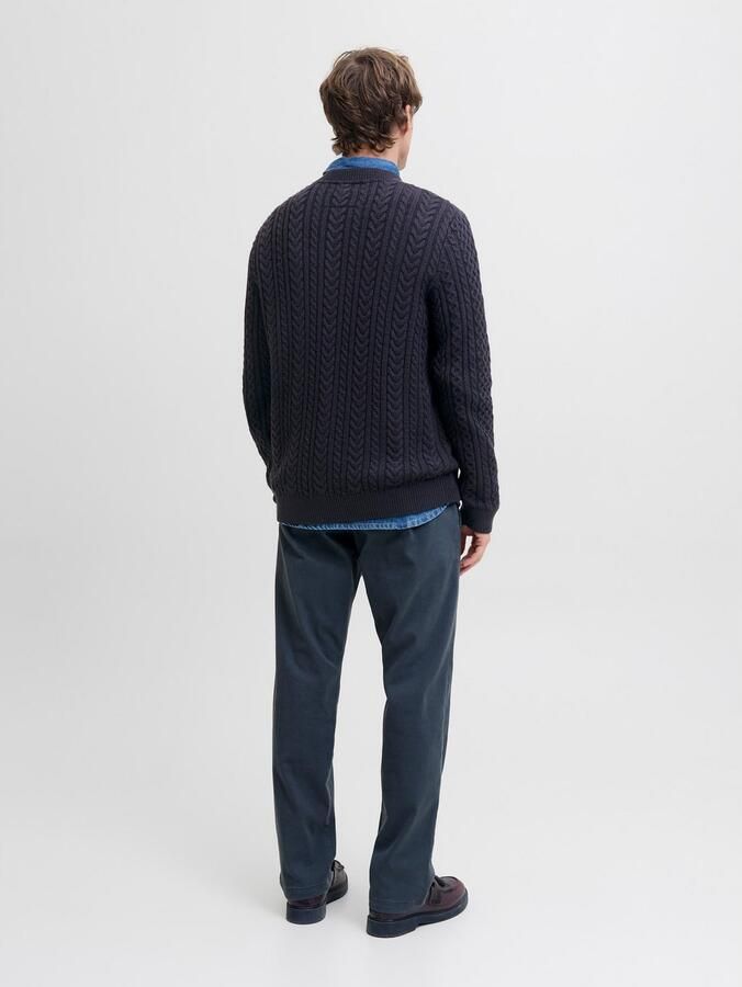 Jack & Jones Premium Gebreide pullover met ribboorden model 'BLUSEAN' - Foto 5