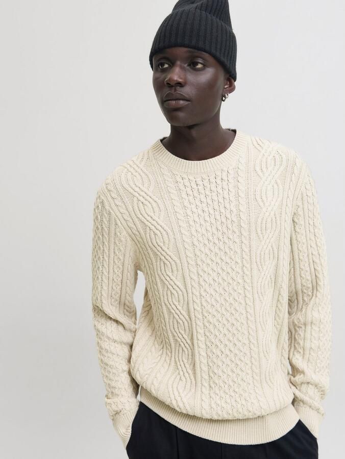 Jack & Jones Premium Gebreide pullover met ribboorden model 'BLUSEAN' - Foto 6