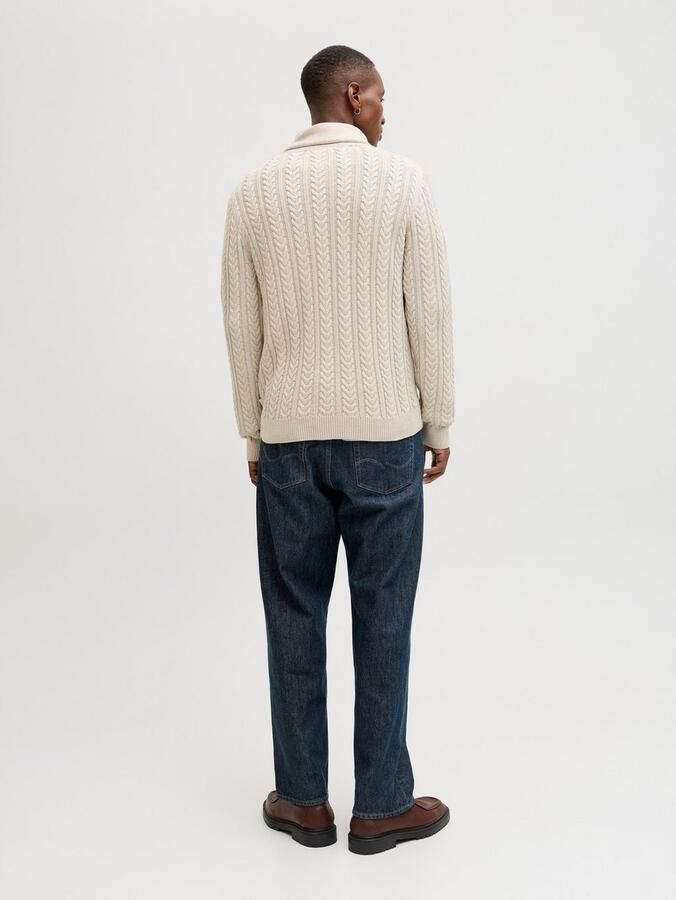 Jack & Jones Gebreide trui JPRBLUSEAN KNIT CABLE SHAWL NECK - Foto 6