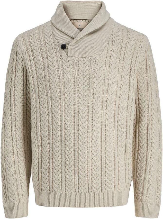 Jack & Jones Gebreide trui JPRBLUSEAN KNIT CABLE SHAWL NECK - Foto 8