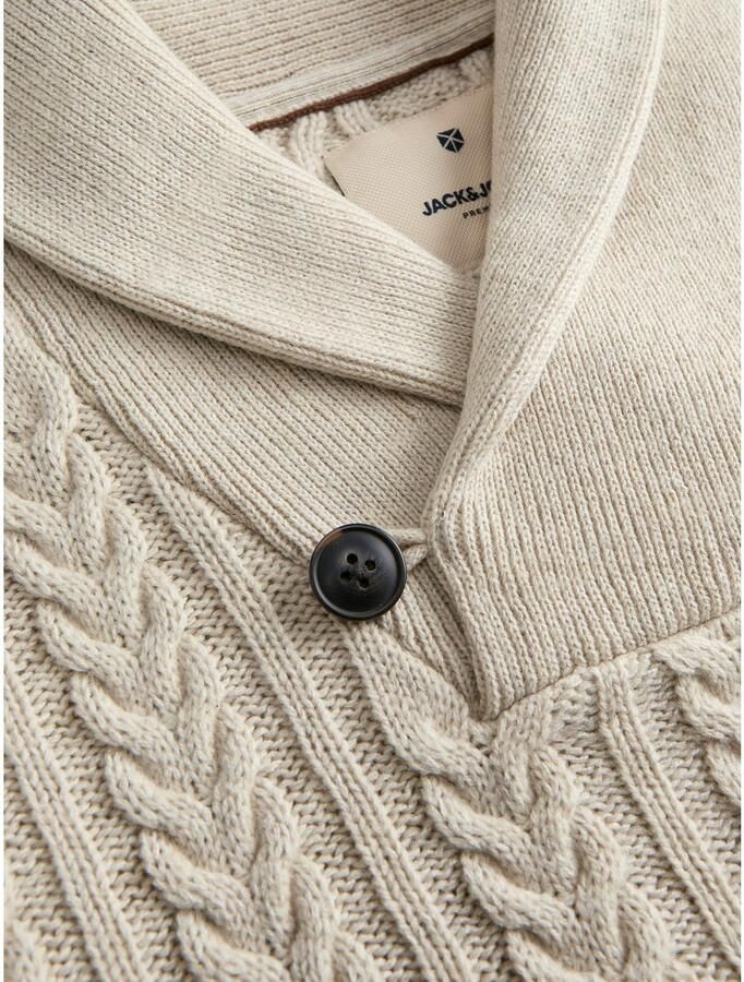 Jack & Jones Gebreide trui JPRBLUSEAN KNIT CABLE SHAWL NECK - Foto 2