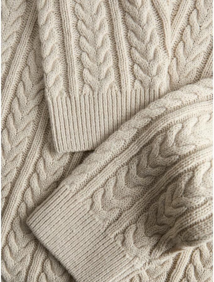 Jack & Jones Gebreide trui JPRBLUSEAN KNIT CABLE SHAWL NECK - Foto 3