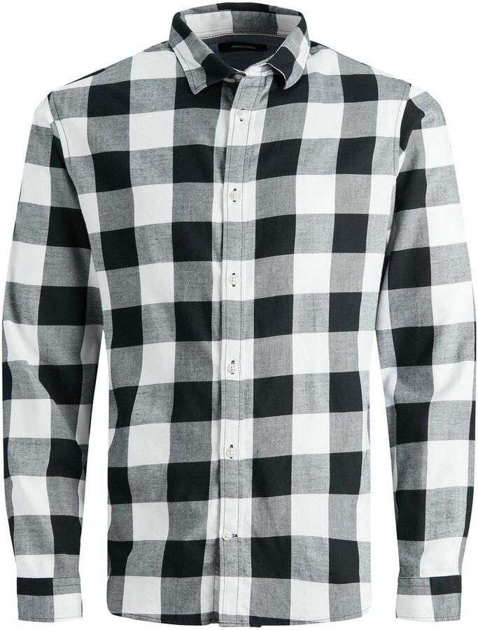Jack & jones Regular fit vrijetijdsoverhemd van twill model 'Gingham'
