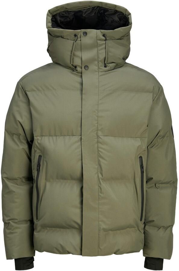 Jack & jones Heren Gewatteerde Jas met Capuchon Brown Heren - Foto 5