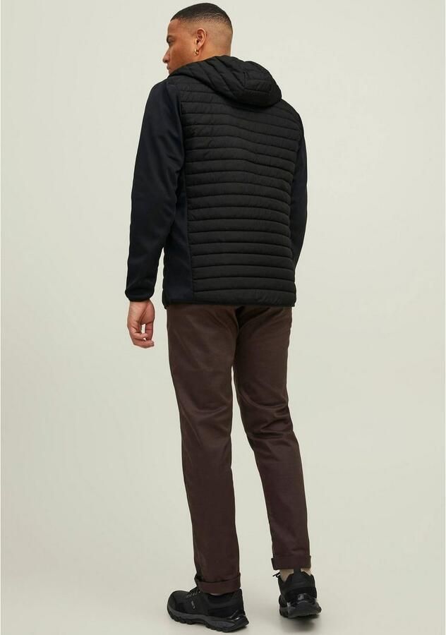Jack & Jones Gewatteerde jas JJEMULTI met capuchon en voering effen modieus regular fit polyester - Foto 7