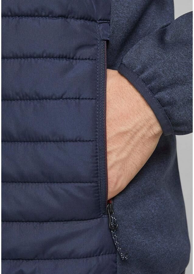 Jack & Jones Gewatteerde jas JJEMULTI met capuchon en voering effen modieus regular fit polyester