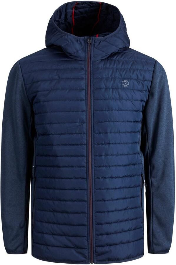 Jack & Jones Gewatteerde jas JJEMULTI met capuchon en voering effen modieus regular fit polyester - Foto 6