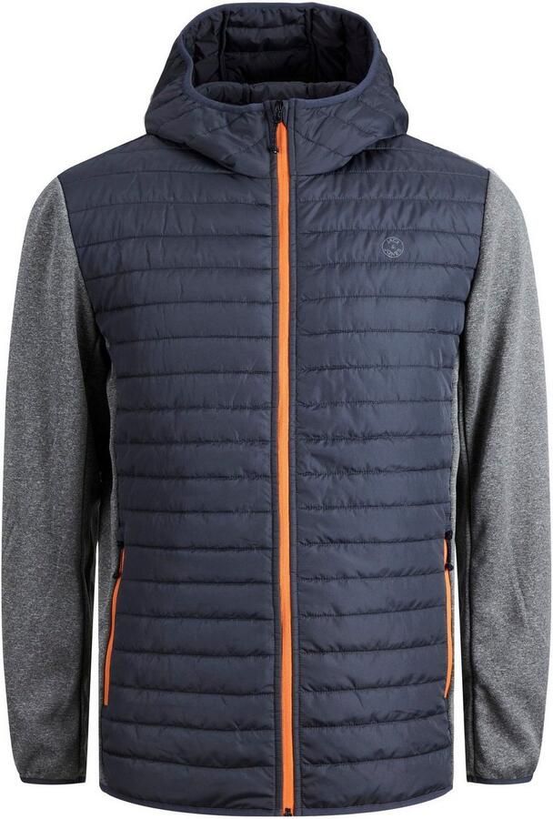 Jack & Jones Gewatteerde jas JJEMULTI met capuchon en voering effen modieus regular fit polyester - Foto 6