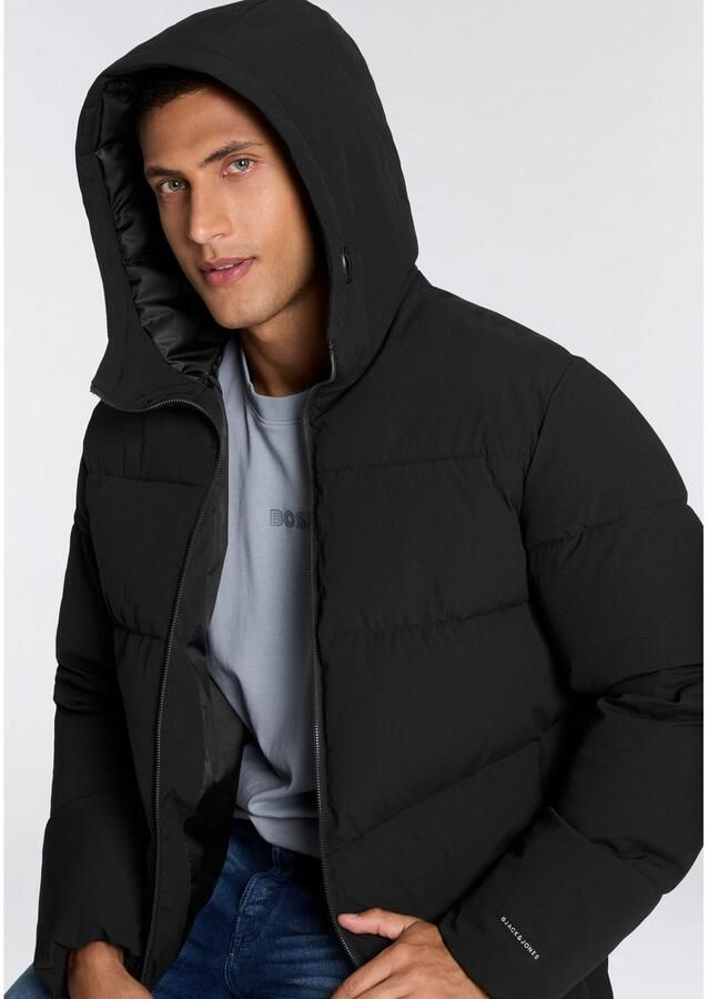 Jack & Jones Gewatteerde jas JJGUARD – Gewatteerde jas met vulling en ritssluiting