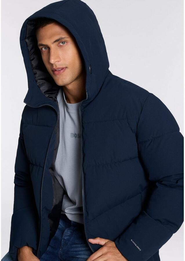 Jack & Jones Gewatteerde jas JJGUARD – Gewatteerde jas met vulling en ritssluiting