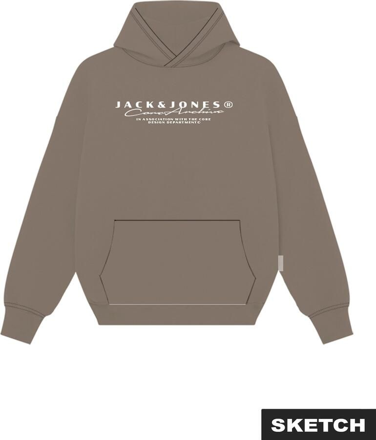 Jack & Jones Hoodie JCOPOINT BRANDING SWEAT HOOD FST