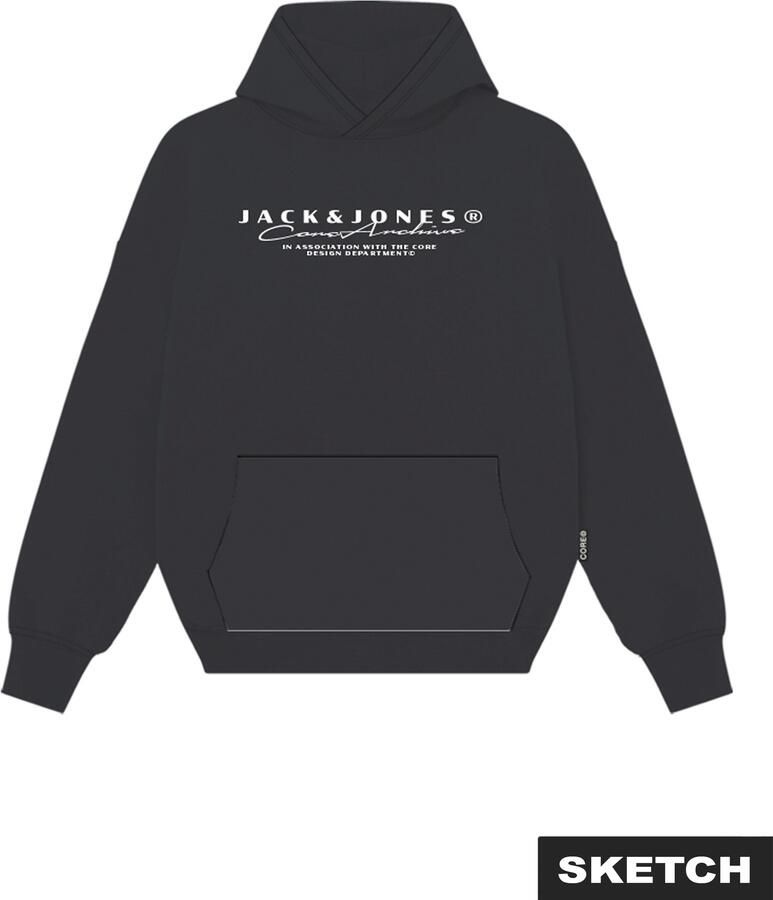 Jack & Jones Hoodie JCOPOINT BRANDING SWEAT HOOD FST