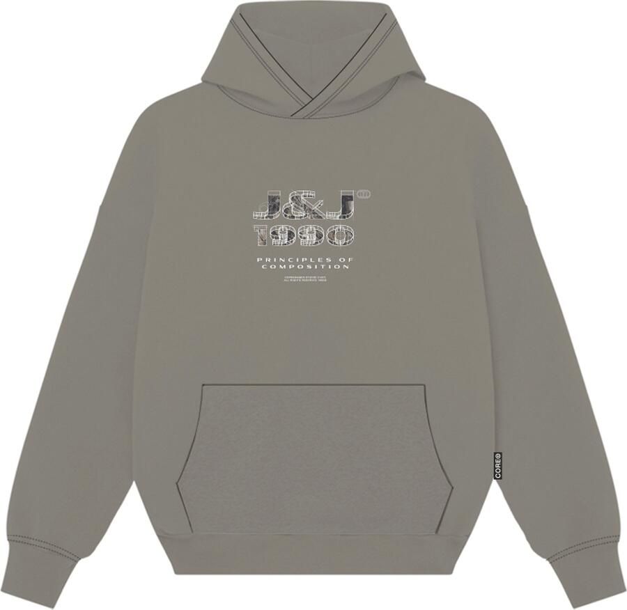 Jack & Jones Hoodie JCOSTANCE TEXT PRINT SWEAT HOOD