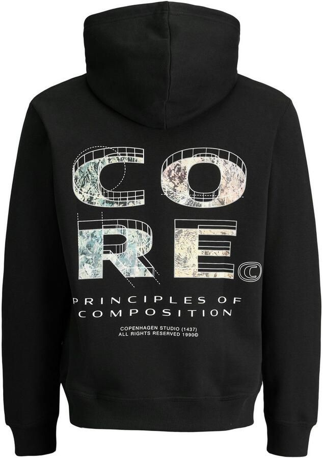 Jack & Jones Hoodie JCOSTANCE TEXT PRINT SWEAT HOOD