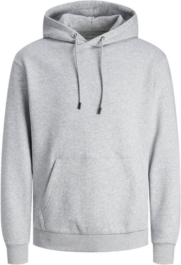 JACK & JONES ESSENTIALS gemêleerde hoodie JJEBRADLEY grijs melange - Foto 7