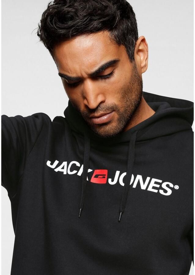 Jack & Jones Hoodie JJECORP Hoodie met logo en hoog draagcomfort bedrukt casual regular fit katoenmix ronde hals - Foto 6