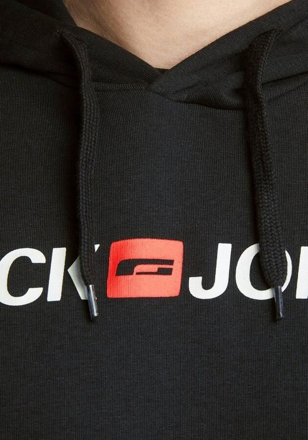 Jack & Jones Hoodie JJECORP Hoodie met logo en hoog draagcomfort bedrukt casual regular fit katoenmix ronde hals - Foto 8