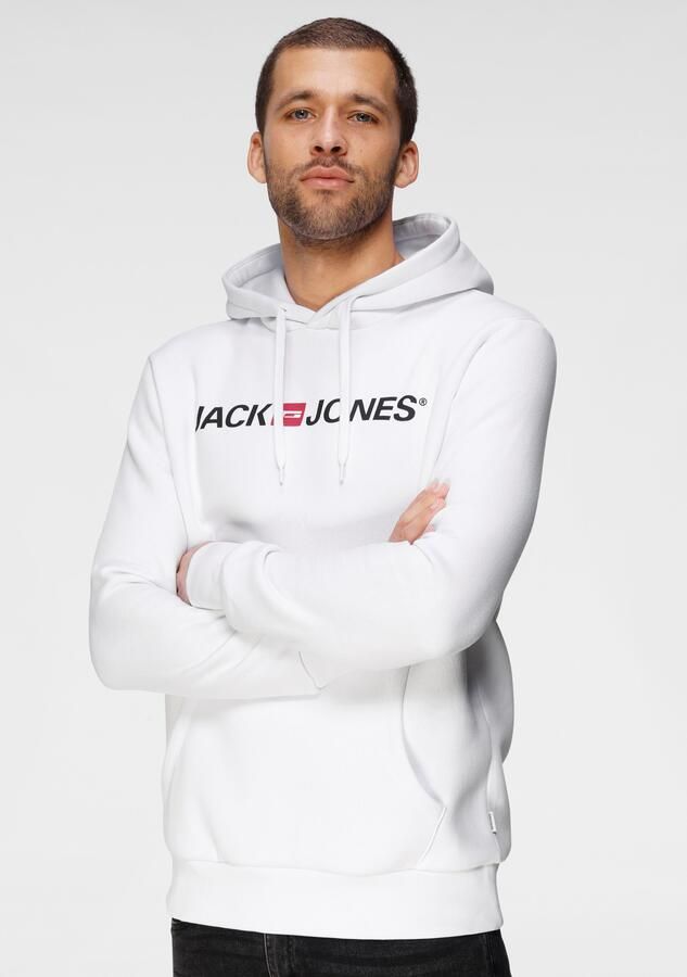 Jack & Jones Hoodie JJECORP Hoodie met logo en hoog draagcomfort bedrukt casual regular fit katoenmix ronde hals - Foto 2