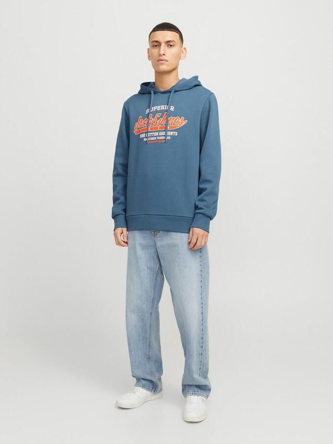 Jack & Jones Hoodie JJELOGO SWEAT HOOD 2 COL 24 25 NOOS - Foto 4