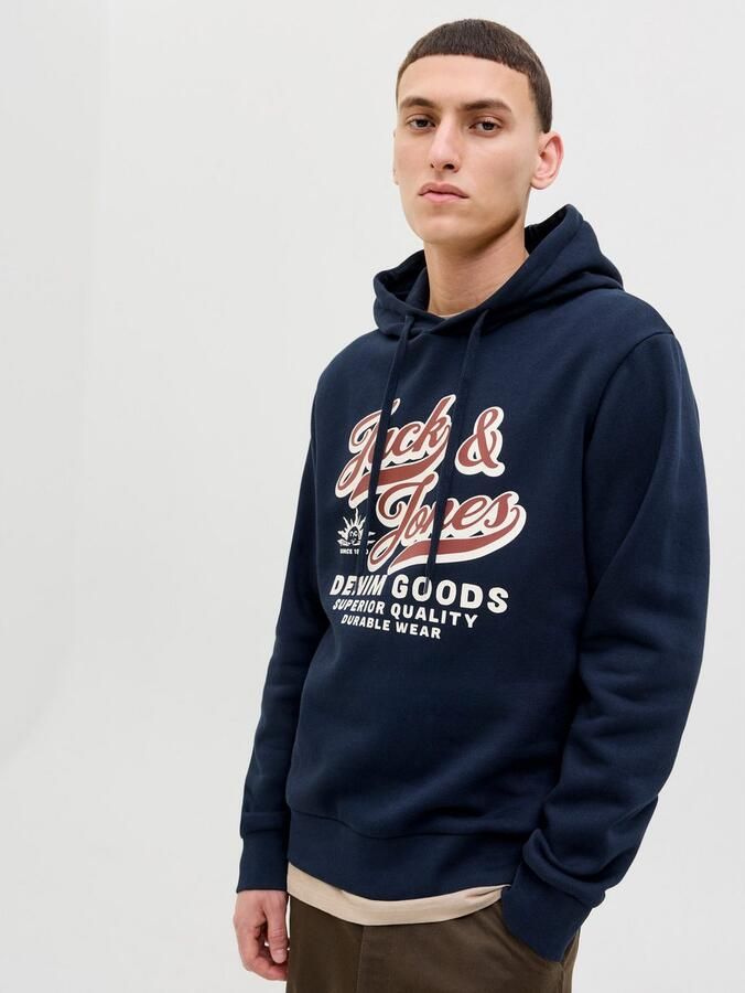 Jack & Jones Hoodie JJELOGO SWEAT HOOD 2 COL 25 26 NOOS - Foto 3
