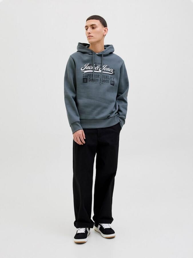 Jack & Jones Hoodie JJELOGO SWEAT HOOD 2 COL 25 26 NOOS - Foto 4