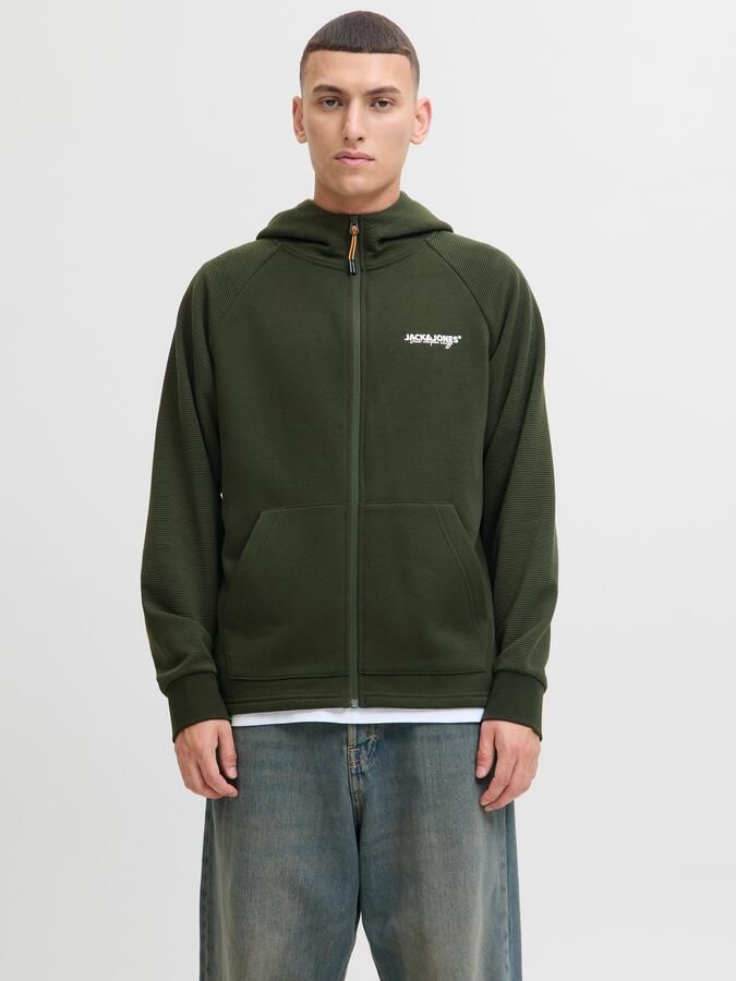Jack & jones Regular fit sweatjack met logoprint model 'Thatcher' - Foto 7