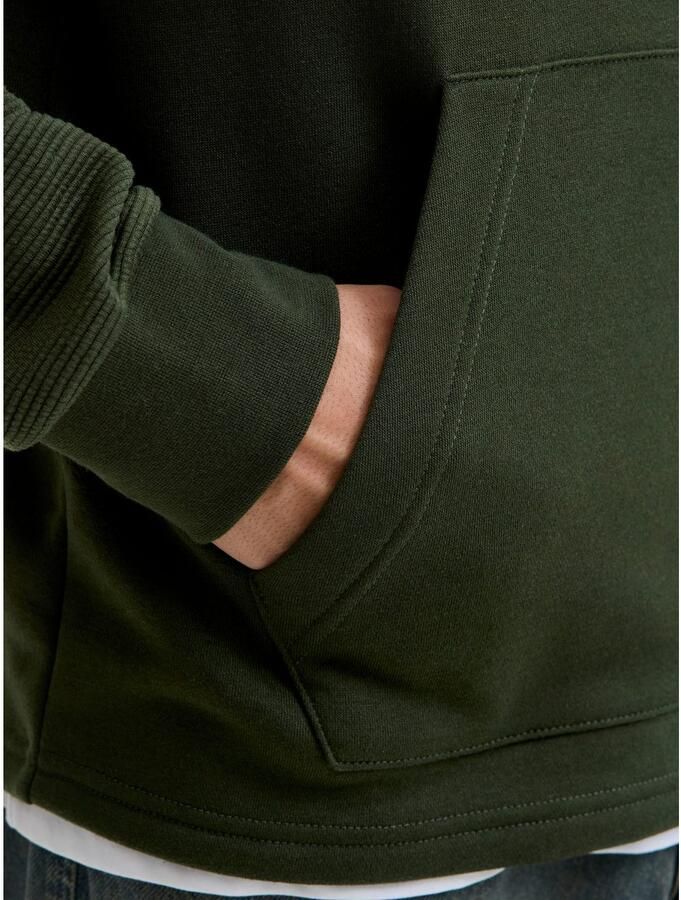 Jack & jones Regular fit sweatjack met logoprint model 'Thatcher' - Foto 2