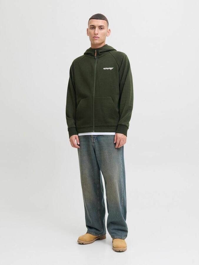 Jack & jones Regular fit sweatjack met logoprint model 'Thatcher' - Foto 4