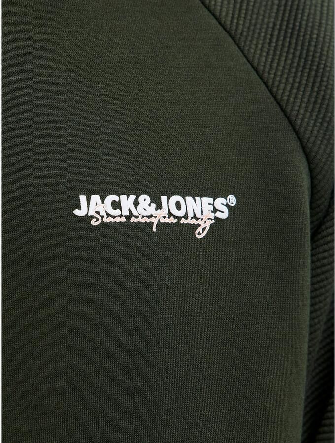 Jack & jones Regular fit sweatjack met logoprint model 'Thatcher' - Foto 3
