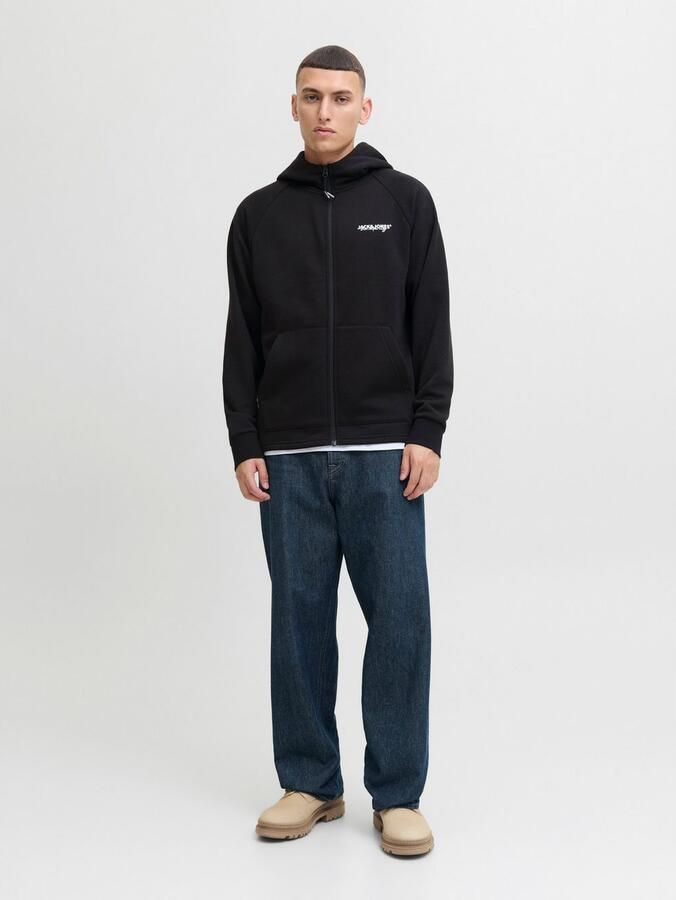 Jack & jones Regular fit sweatjack met logoprint model 'Thatcher' - Foto 3