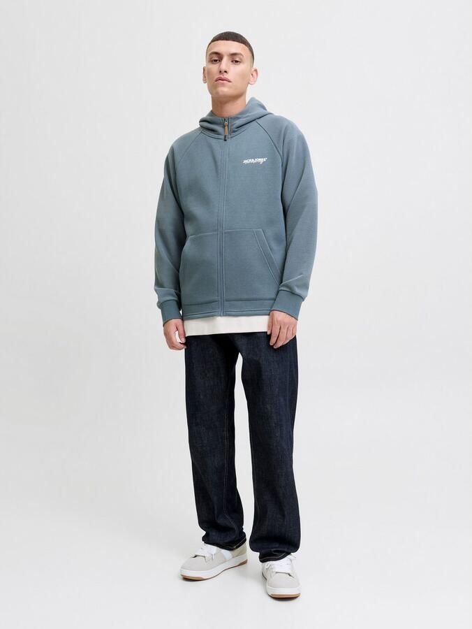Jack & jones Regular fit sweatjack met logoprint model 'Thatcher' - Foto 5