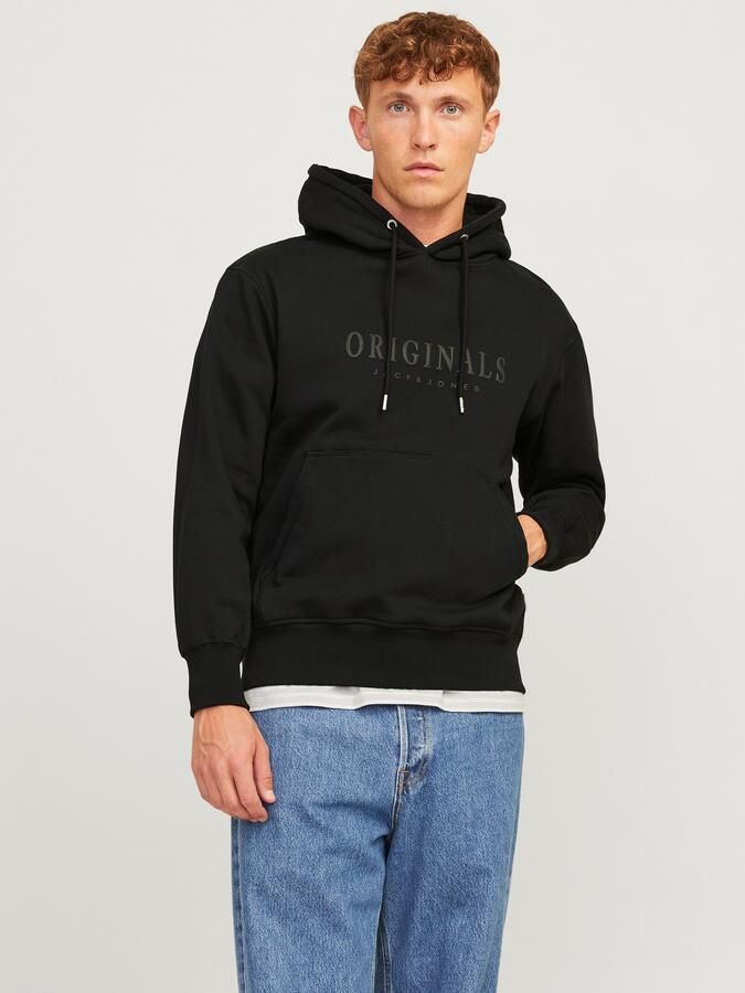 Jack & jones Sweater Jack & Jones 12262811 FREDERIKSBERG SWEAT HOOD-BLACK - Foto 6