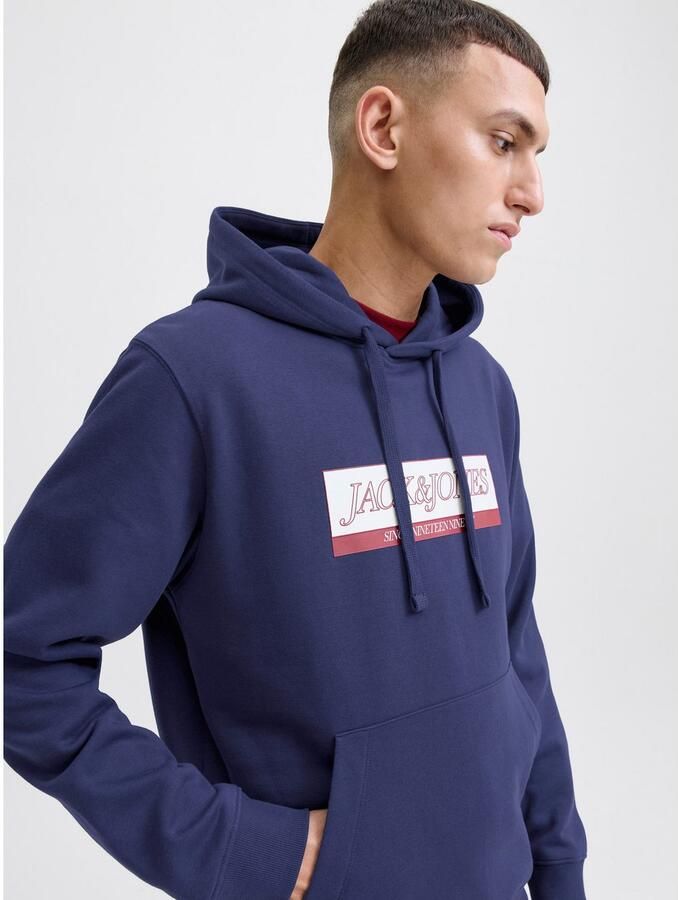 Jack & Jones Hoodie JORINWOOD BLOCK BRANDING SWEAT HOOD - Foto 9