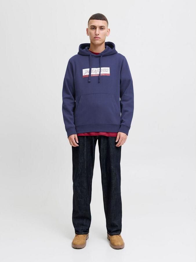 Jack & Jones Hoodie JORINWOOD BLOCK BRANDING SWEAT HOOD - Foto 6