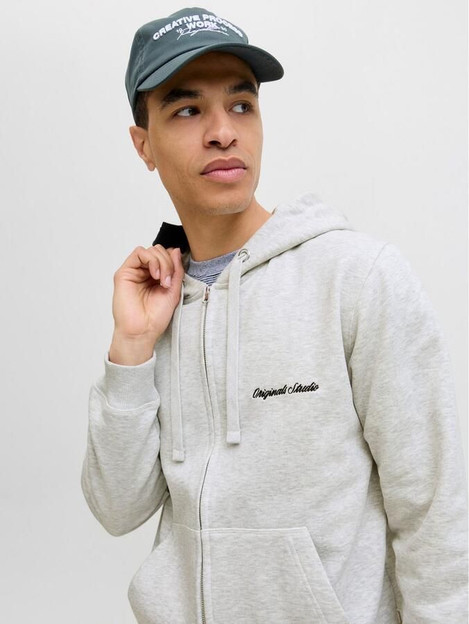 Jack & jones Sweatjack met kangoeroezak en ritssluiting - Foto 4