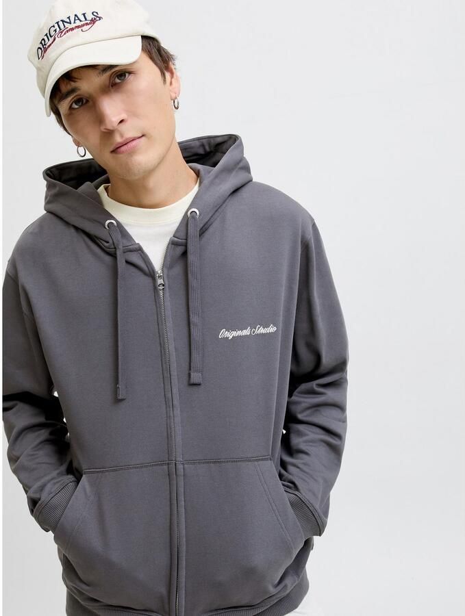 Jack & Jones Hoodie JORNORREBRO EMB SWEAT ZIP HOOD NOOS - Foto 3