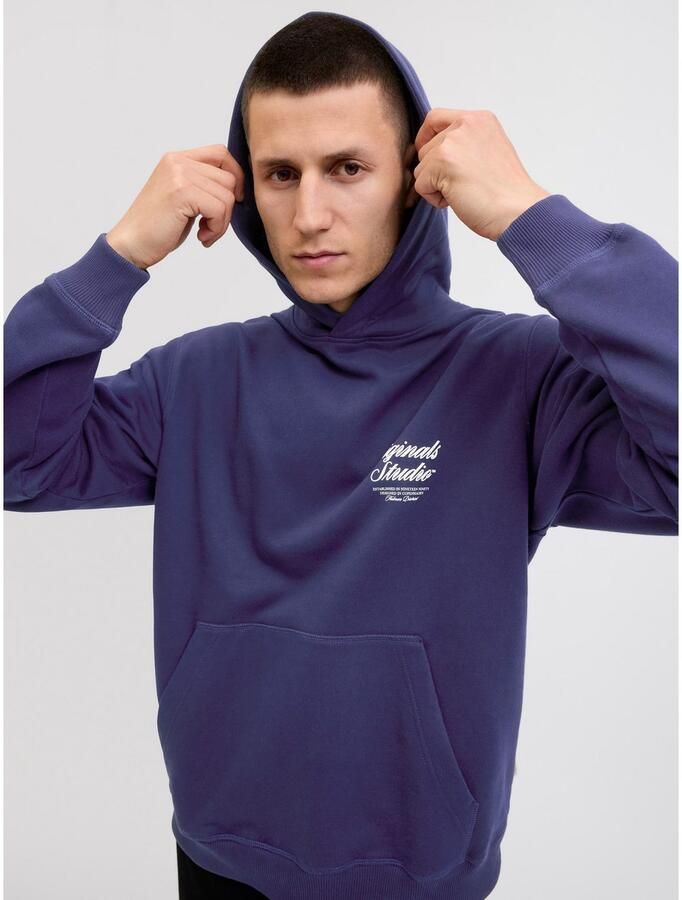 Jack & Jones Hoodie JORNORREBRO TYPO BACK SWEAT HOOD SN - Foto 3