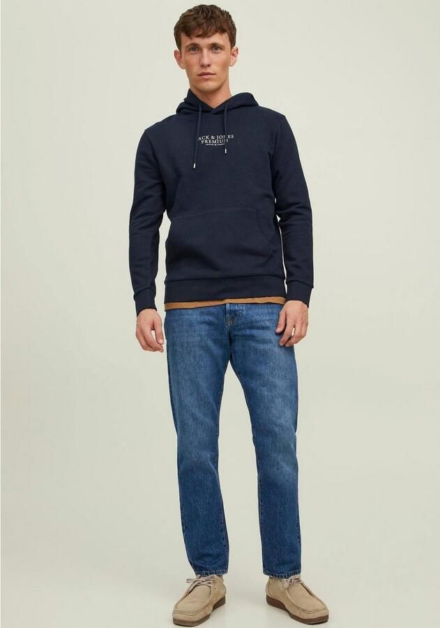 JACK & JONES PREMIUM hoodie JPRBLUARCHIE met logo navy blazer - Foto 3