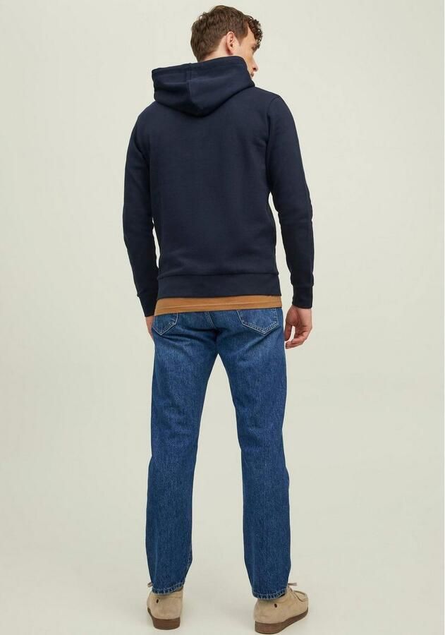 JACK & JONES PREMIUM hoodie JPRBLUARCHIE met logo navy blazer - Foto 4