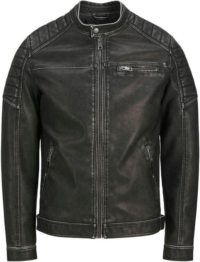 Jack & Jones Imitatieleren jack JJEROCKY WASHED PU JACKET NOOS - Foto 8