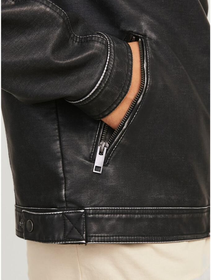 Jack & Jones Imitatieleren jack JJEROCKY WASHED PU JACKET NOOS - Foto 3