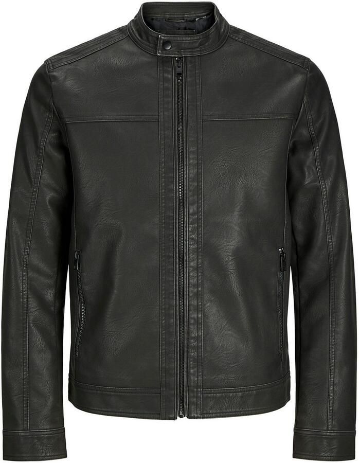 Jack & Jones Imitatieleren jack JJEWARNER WASHED PU JACKET NOOS