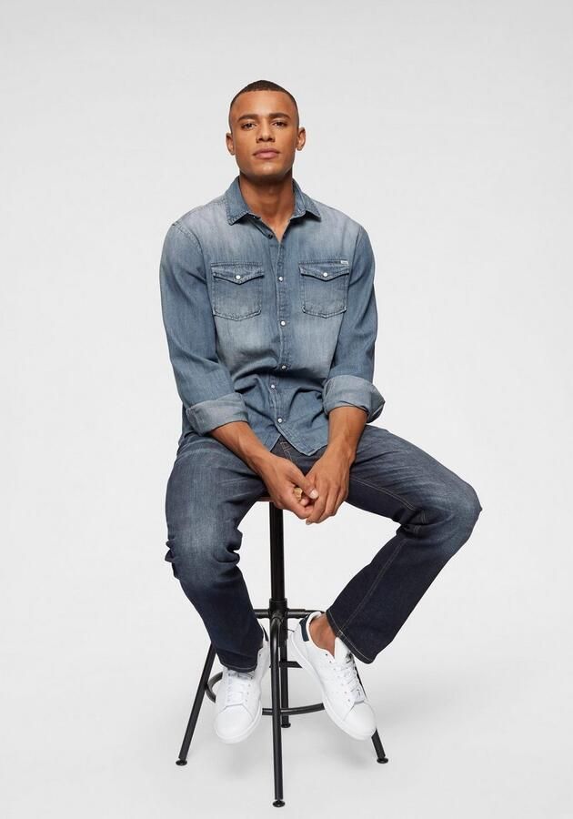 Jack & Jones Jeans overhemd JJESHERIDAN in workwear-stijl met robuuste katoenkwaliteit - Foto 9